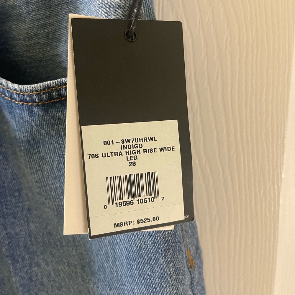 Levis Re/Done women jeans ultra high rise wide size 28‎ NWT - Picture 4 of 12